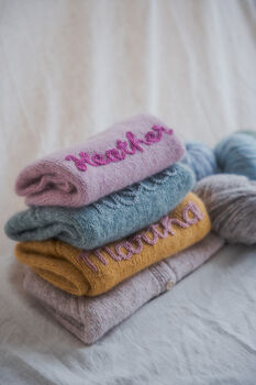 Personalised Alpaca Name Cardigan, 2 of 12