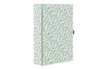 Patterned Box File In Green, 6 of 8