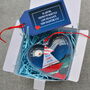 Personalised Moonlit Sail Boat Message Heart, thumbnail 4 of 5