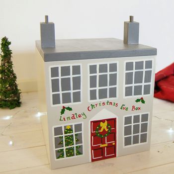 Handmade Luxury Personalised Wooden Christmas Eve Box, 3 of 10
