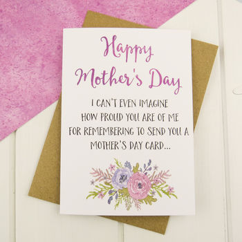 Remembered Mother's Day Card By Luna Emporium | notonthehighstreet.com