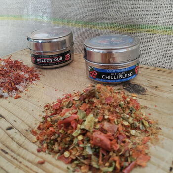 Chilli Flakes And Rubs Cooking Gift Carolina Reaper Dehydrated Chilli Peppers Chili Blend Gift, 4 of 7