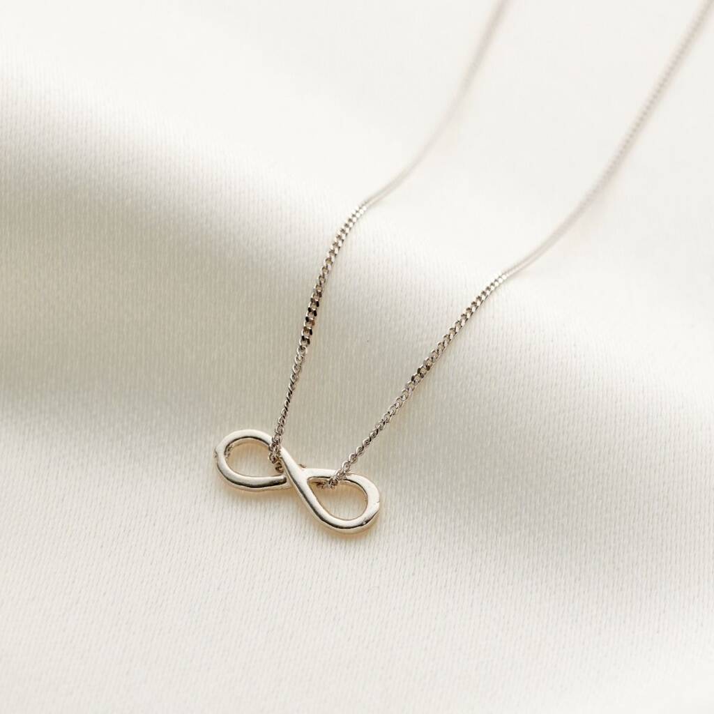9ct Gold Endless Love Infinity Necklace By Posh Totty Designs ...