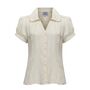 Judy Blouse In Cream Vintage 1940s Style, thumbnail 2 of 2