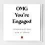 Omg You're Engaged Card, thumbnail 2 of 3