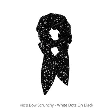 Sustainable Kids Hair Accessories Bow Scrunchies, 2 of 12