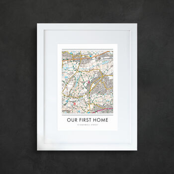 New Home Personalised Location Print, 10 of 12