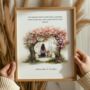 Personalised Pet Memorial Swing Tree Print, thumbnail 1 of 8