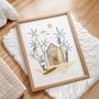 Safari Animal Surf Camp Children's Art Print, thumbnail 3 of 3