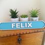 Personalised Name Roadsign Children's Room Plaque, thumbnail 10 of 12