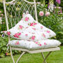 Helmsley Blush Floral Padded Seat Cushions, thumbnail 1 of 6