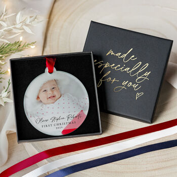 Photo Bauble Baby's First Christmas 2025, 4 of 8