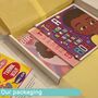 'Two Today!' Brown Girls Birthday Card, thumbnail 4 of 5