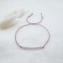 Rose Quartz Silk Bracelet, thumbnail 2 of 5