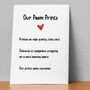 Mum And Dad Christmas Gift Parents Personalised Poem Print, thumbnail 8 of 8