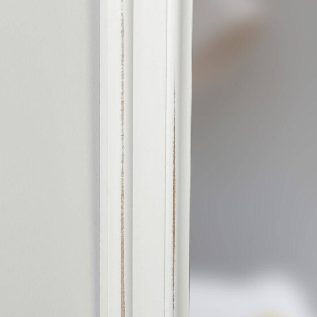 Antique White Nautical Wall Mirror By Dibor