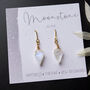 Rainbow Moonstone Crystal Threader Earrings, thumbnail 5 of 11