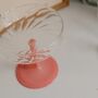 Pink Twirl Coupe Champagne Glass, thumbnail 3 of 3