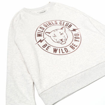 Wild Girl's Club Organic Sweatshirt, 8 of 11