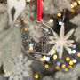 Pair Of 1st Christmas As A Couple Champagne Flutes And Decoration, thumbnail 6 of 7