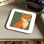 Fox Design Coaster Card, thumbnail 3 of 4