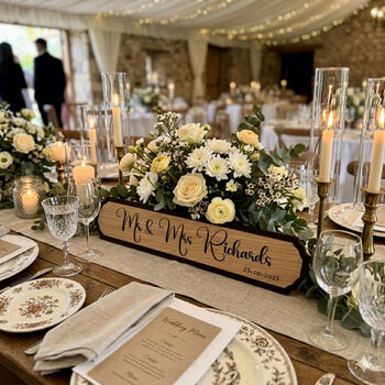 Personalised Mr And Mrs Wedding Road Sign Gift, 4 of 4
