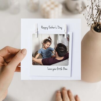 Personalised Peg Photo Message Card, 2 of 4