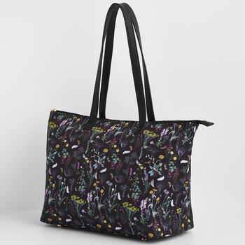Wilderness Large Black Grab Tote, 5 of 7