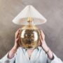 Disco Ball Table Lamp, thumbnail 1 of 2