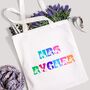 Bsl Bag Personalised Tote With Name, thumbnail 1 of 3