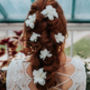 Serena Delphinium Wedding Flower Hair Pin, thumbnail 2 of 4