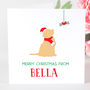 Personalised Cockapoo/Cavapoo Dog Christmas Card, thumbnail 3 of 5