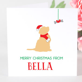 Personalised Cockapoo/Cavapoo Dog Christmas Card, 3 of 5