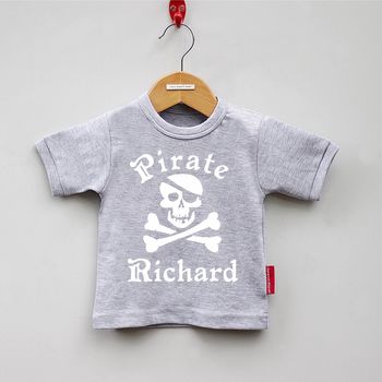 Personalised Pirate Short Sleeved T Shirt, 5 of 12