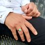 Soul Emerald Signet Ring, thumbnail 8 of 8