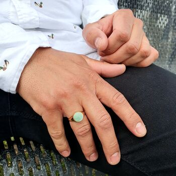 Soul Emerald Signet Ring, 8 of 8