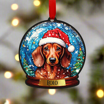Dachshund Dog Tree Decoration, 5 of 6