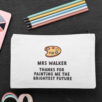 Personalised Teacher Pencil Case Gift End Of Term, 3 of 6