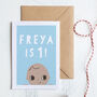 Personalised First 1st Birthday Card, thumbnail 2 of 5