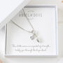 Pewter Acorn 'Strength' Necklace Sympathy Gift, thumbnail 2 of 7