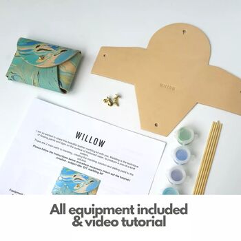 Diy Marble Your Own Purse Craft Kit, 2 of 10