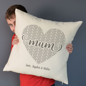 Personalised Love Mum Cushion, 5 of 5