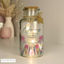 Personalised Wild Flower LED Glass Jar For Mother's Day, thumbnail 2 of 4