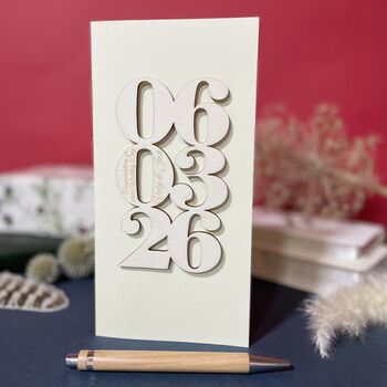 Personalised Birthday Date Card, 12 of 12