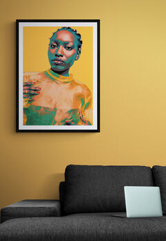 Colourful Portrait Art Print, 4 of 12