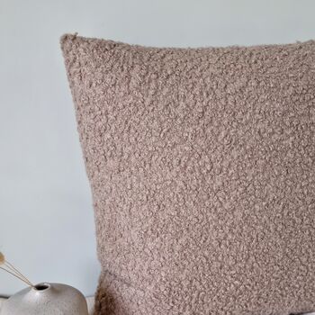 Boucle Cushions With Luxury Insert, 4 of 7