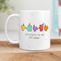 Personalised 50th Birthday Mug 'Officially Fif Tea', thumbnail 1 of 4