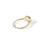 Yellow Gold Oval Briolette Cut Rings, thumbnail 9 of 11