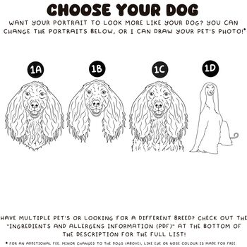 Personalised Afghan Hound Dog Portrait Outline T Shirt, 2 of 7