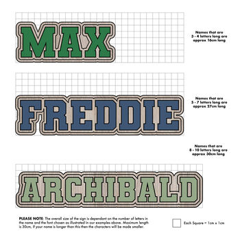 Personalised Bedroom Door Sign For Boys, 5 of 5